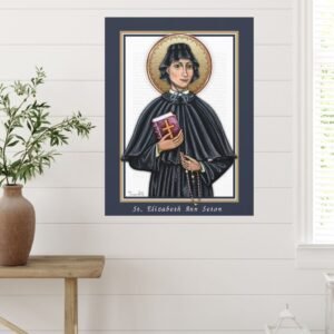 St. Elizabeth Ann Seton Religious Icon Canvas Print